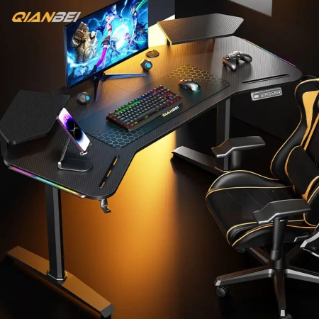 Ergonomic Automatic Height Adjustable Desk Stand for Gaming & Office